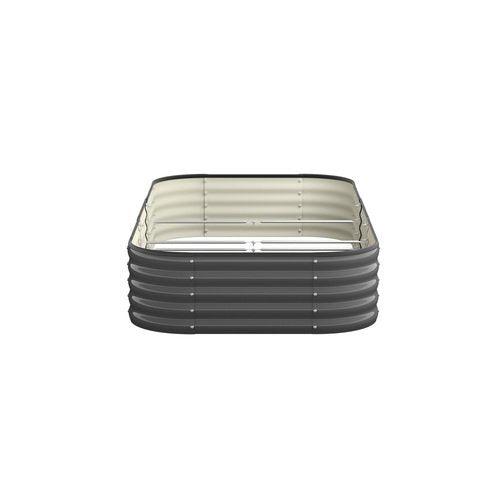 GB-AR40-2412-GY Livsip 9-IN-1 Raised Garden Bed Oval Galvanised Steel 40CM H