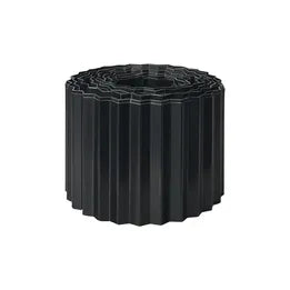 GB-EDGE-200015-BK Livsip Garden Edging 20mx15cm Landscape Lawn Edge Border DIY Fence Steel Black