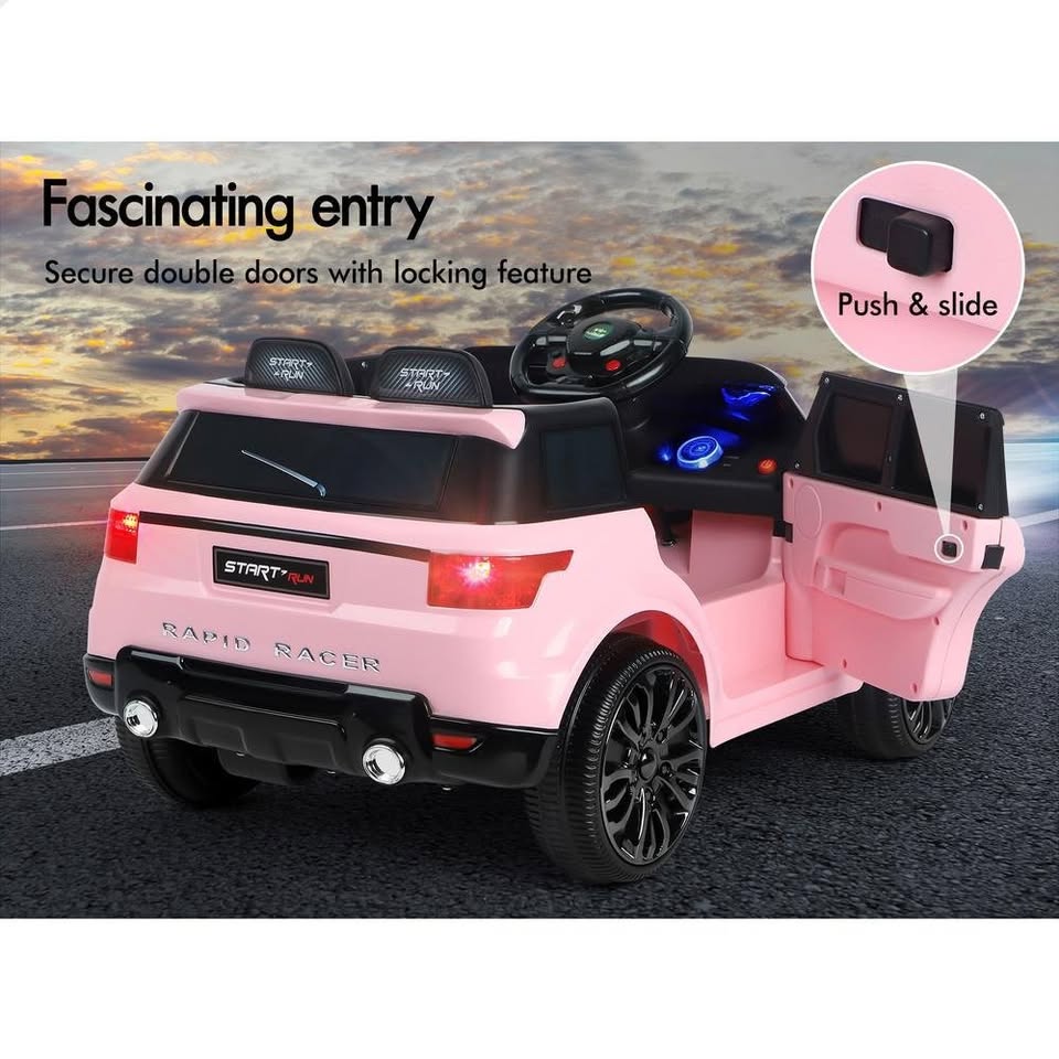 A-CAR-RANG-PK ALFORDSON Ride On Car Kids Electric Toy Rover-Inspired Pink