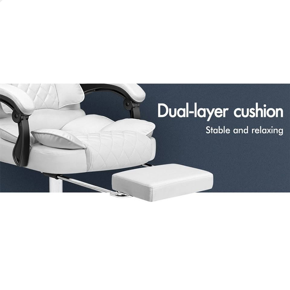 A-OCH-DU-B-FT-WH ALFORDSON Office Chair White