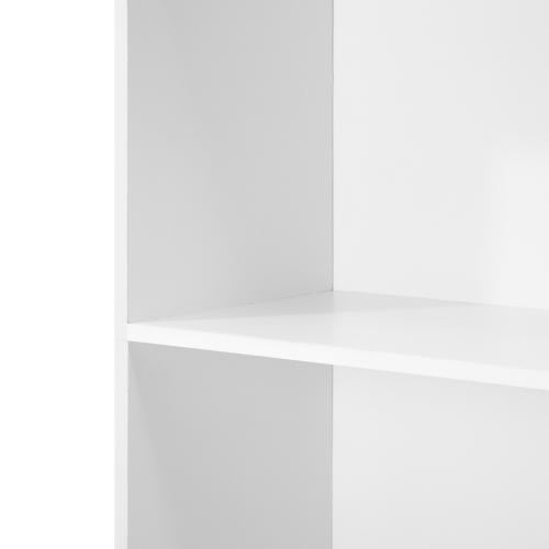 DS-COMO-5S-WH Oikiture Bookshelf Display Shelf 5-Tier White
