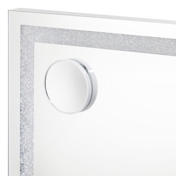 MM-8060CRST-4TR-WH Oikiture Bluetooth Hollywood LED Makeup Mirror 80x62cm Crystal Vanity Mirrors