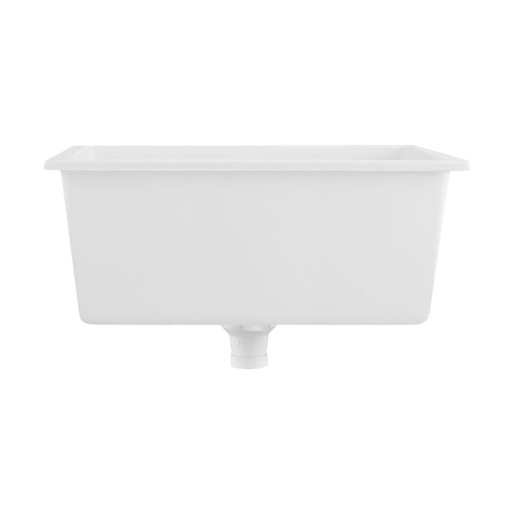 GSK-7045-WH 70x45cm Kitchen Sink 70x45cm Granite Stone Sink Laundry Basin Single Bowl White