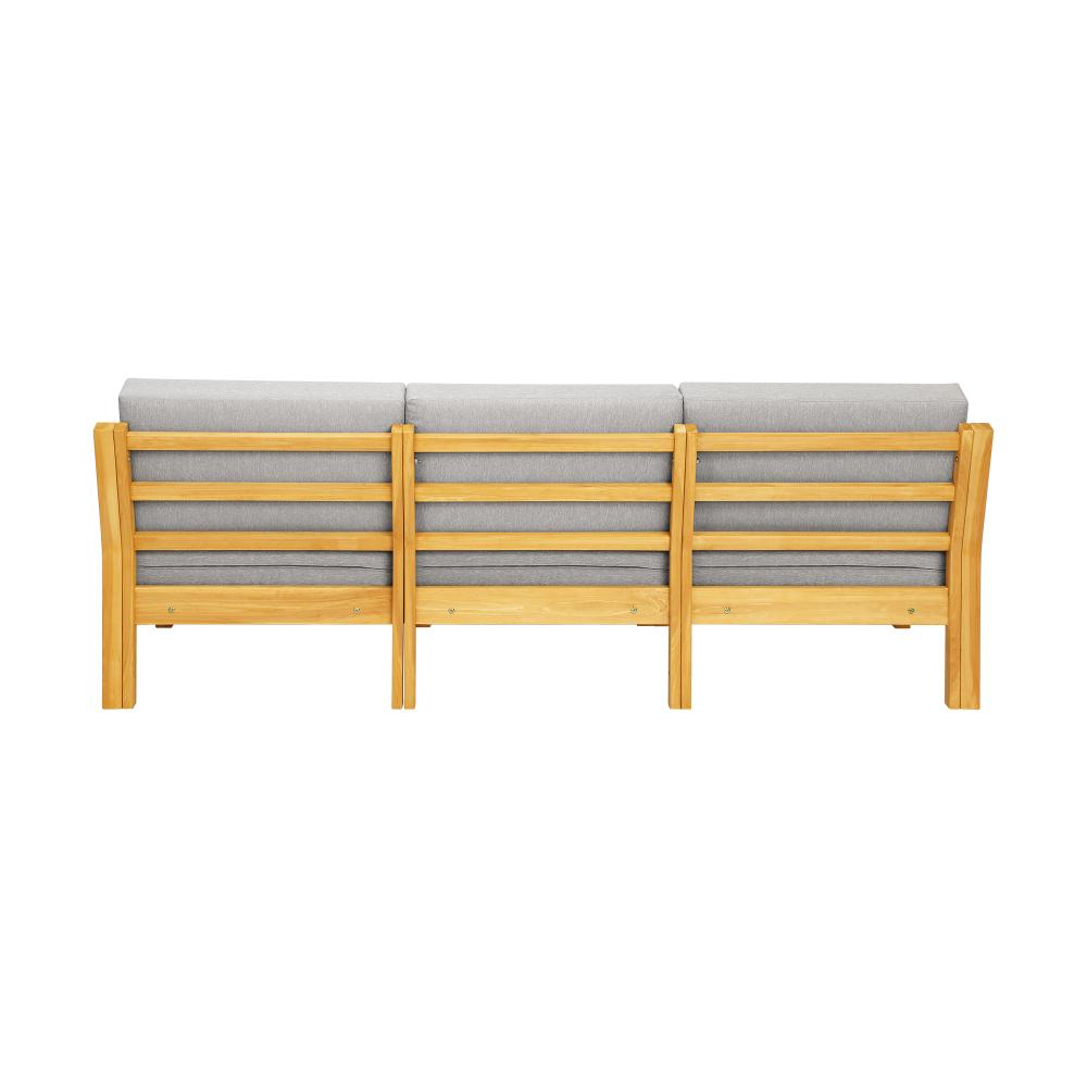 ODSS-WD-PLAYA-ABC Outdoor Sofa Set Patio Furniture Wooden Table Chairs Garden Lounge 5Piece