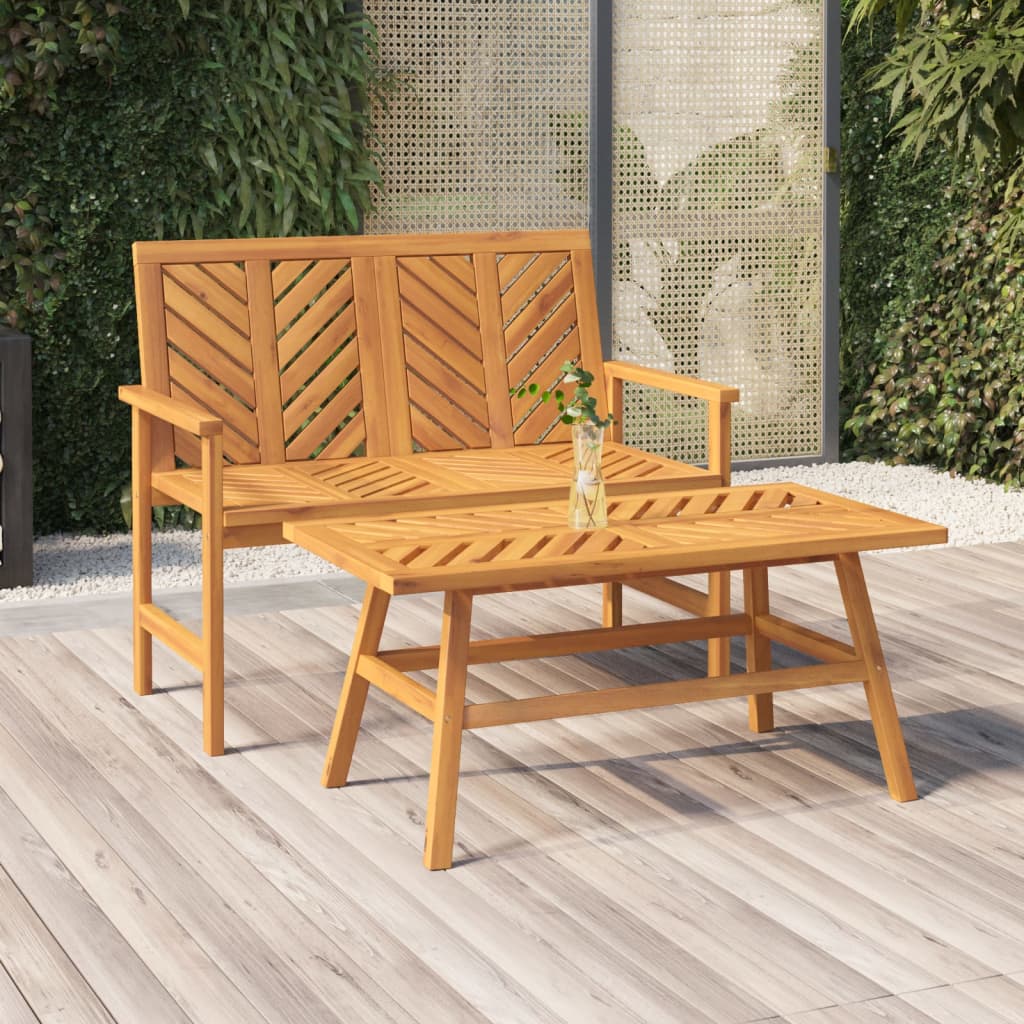 362234 vidaXL Garden Bench 109 cm Solid Wood Acacia