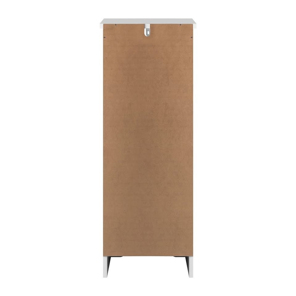 SB-HAMP-L3D-WH Oikiture Storage Cabinet Hallway Sideboard Hamptons Furniture - White