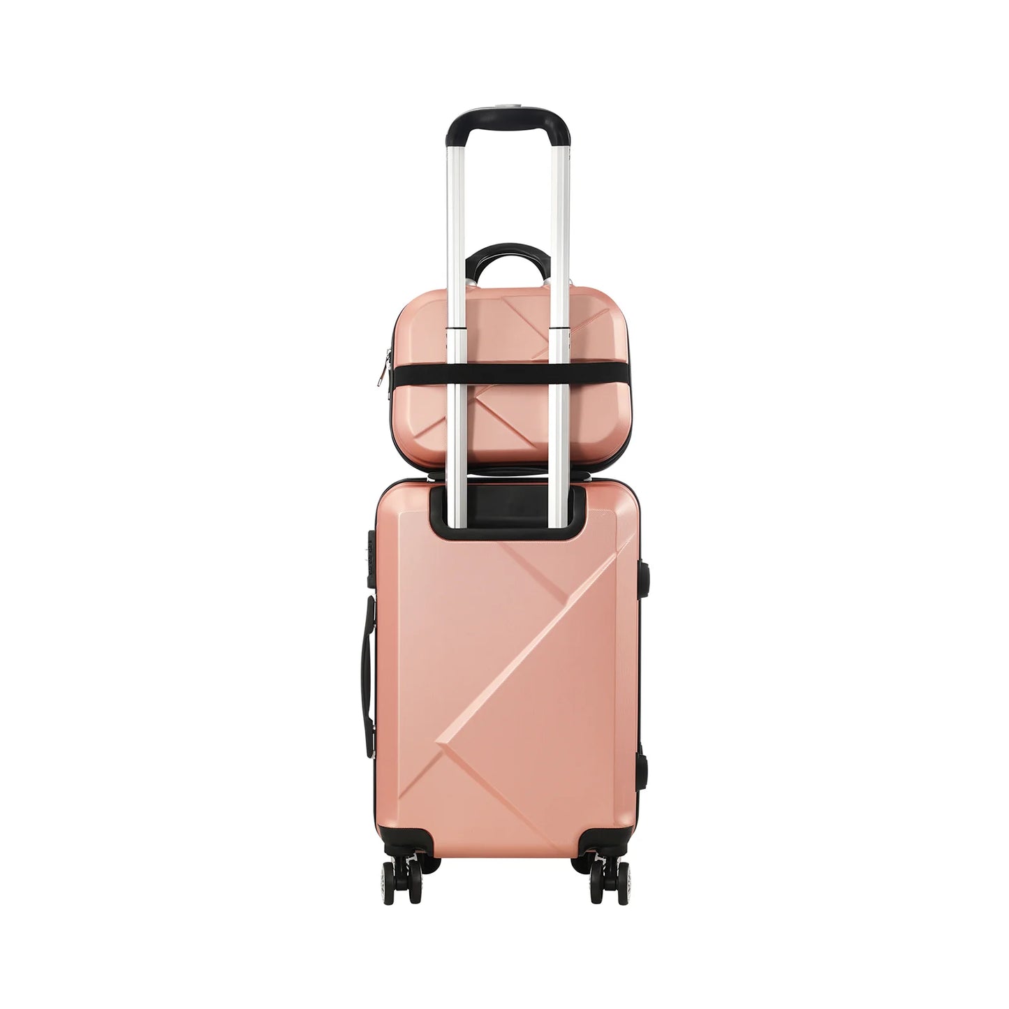 LGS-A2-2PCS-PK Mazam 2PCS Luggage Set TSA Lock Hard Case Pink