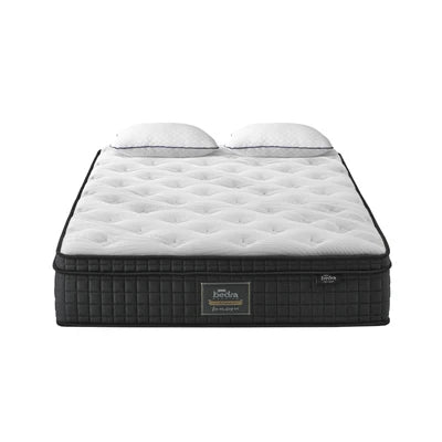 MAT-A22PL-OLIV-K Bedra King Mattress Cool Gel Foam Pocket Spring 34CM with Pillows