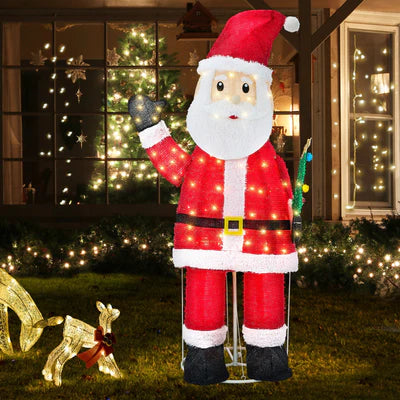 XMAS-LI-3D-ST180-A1 Tinseltown 3D LED Christmas Light 180cm Santa Claus Xmas Decor Indoor Outdoor