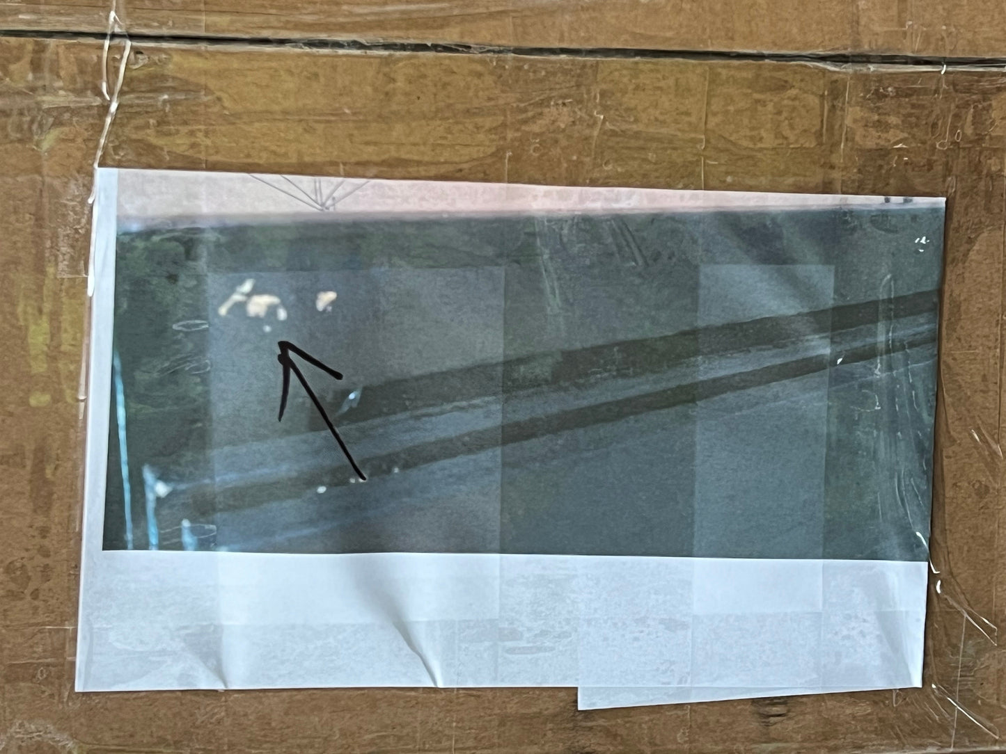 Scratched SS-BM-FLUTED-3D-BK Marked Inside Door