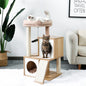 AMT0252BG PAWZ Road 35-Inch Wooden Medium Cat Tree House