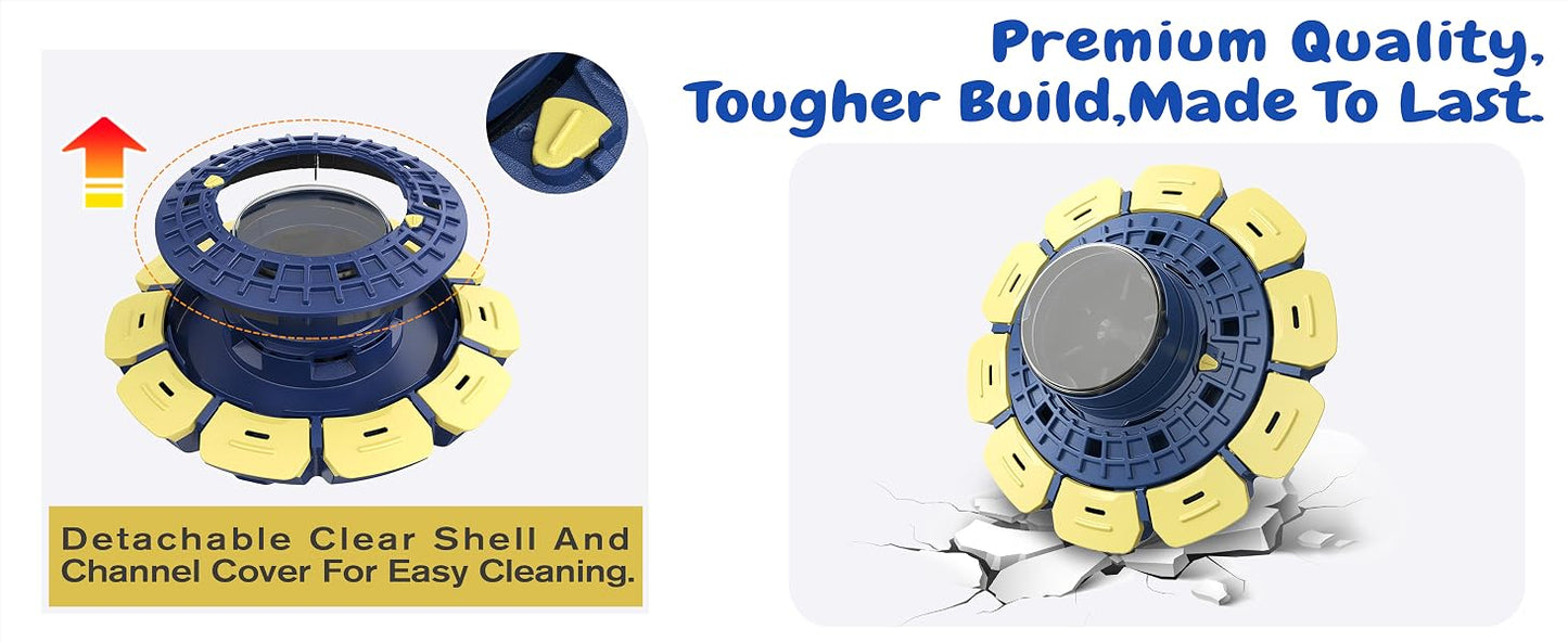 KADTCXZMG KADTC XL 3-Level Dog Puzzle Toy, Beginner to Expert Mental Stimulation Toy | 3-level progressive puzzle with adjustable channels turns feeding into a multi-step challenge that extends engagement time