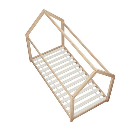 BF-W-A1-WD Wooden Bed Frame Single Wood Mattress Base Pine Timber Platform