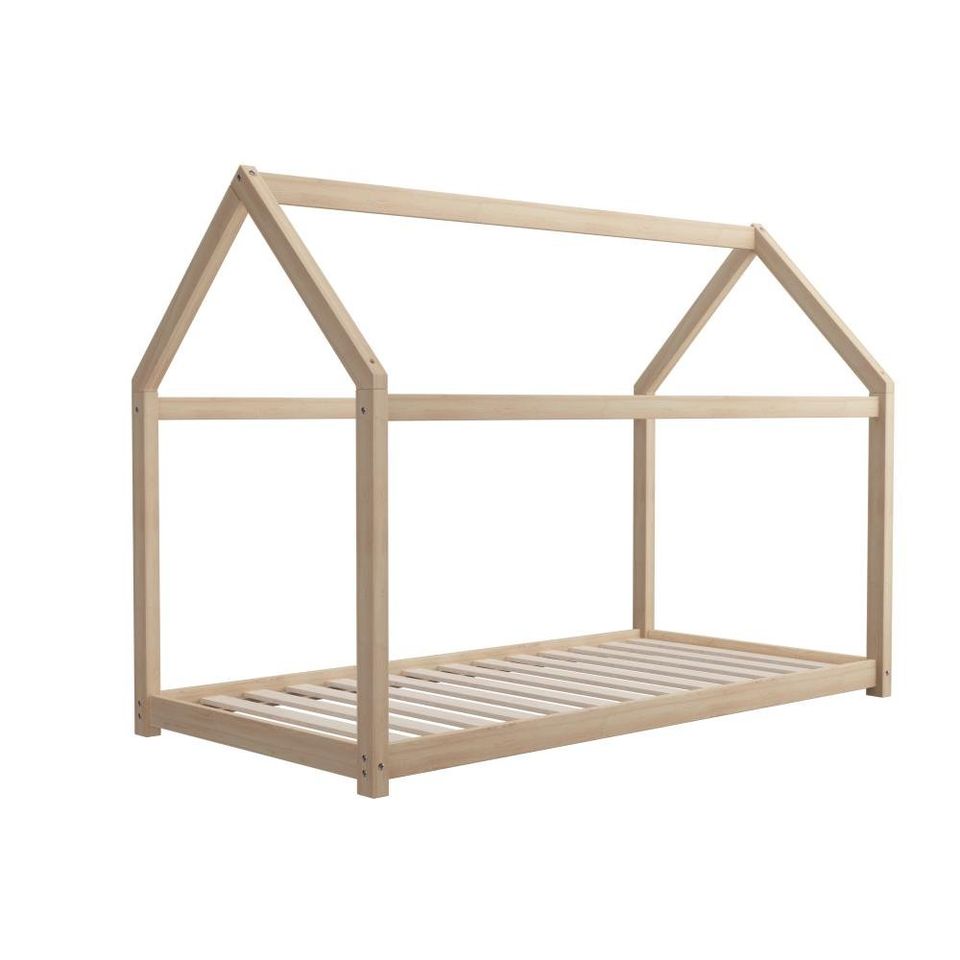 BF-W-A1-WD Wooden Bed Frame Single Wood Mattress Base Pine Timber Platform