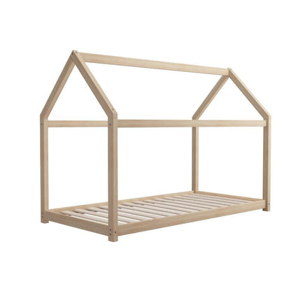 BF-W-A1-WD Wooden Bed Frame Single Wood Mattress Base Pine Timber Platform