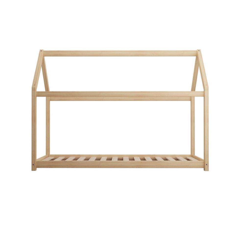 BF-W-A1-WD Wooden Bed Frame Single Wood Mattress Base Pine Timber Platform