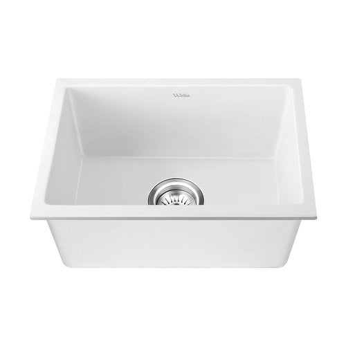 GSK-5545-WH Welba Kitchen Sink 55x45cm Granite Basin Single Bowl White
