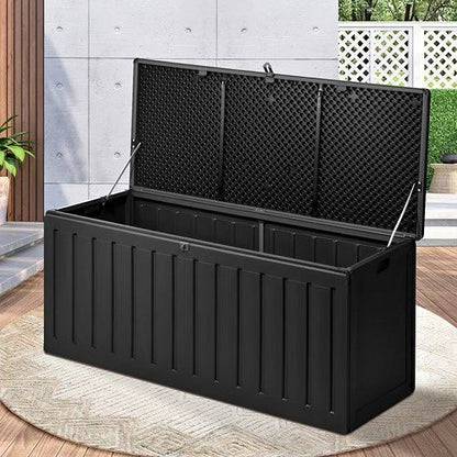 OSBO-490L-BK Livsip Outdoor Storage Box Bench 490L Black