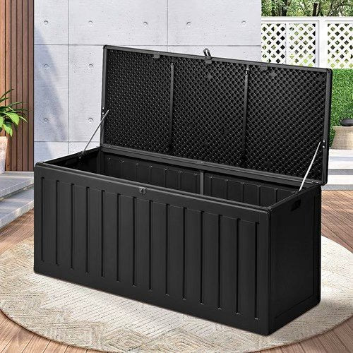 OSBO-490L-BK Livsip Outdoor Storage Box Bench 490L Black
