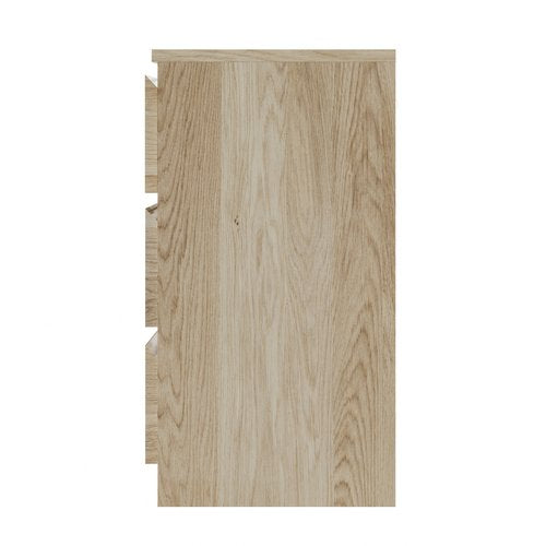 COD-VJ-LIZ-3D-WD-AB Oikiture 3 Chest of Drawers Lowboy Dresser Table Natural