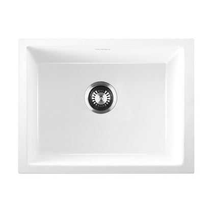 GSK-5545-WH Welba Kitchen Sink 55x45cm Granite Basin Single Bowl White