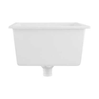 GSK-5545-WH Welba Kitchen Sink 55x45cm Granite Basin Single Bowl White