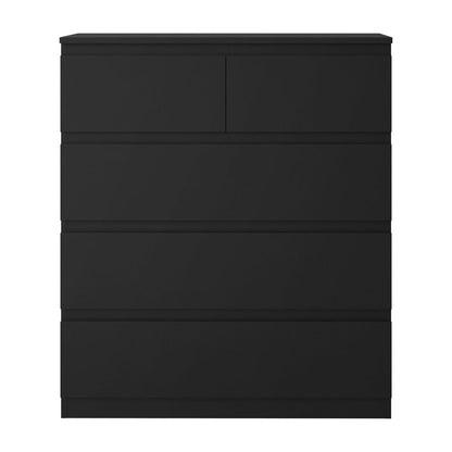 COD-PURI-5D-BK Living Fusion Robin 5 Drawer Chest
