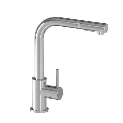 POKF-ST-314-CH Welba Kitchen Mixer Tap Pull Out Faucet Sink Basin Brass Swivel 2 Modes Chrome