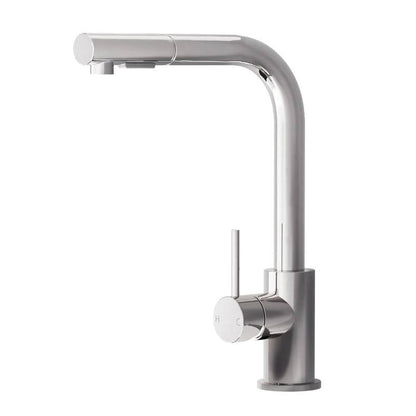 POKF-ST-314-CH Welba Kitchen Mixer Tap Pull Out Faucet Sink Basin Brass Swivel 2 Modes Chrome