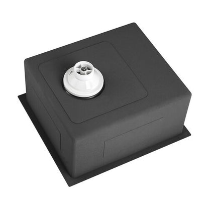 SSK-C-4444-SI Welba Kitchen Sink 44X44CM Stainless Steel Single Bowl Basin With Waste Silver