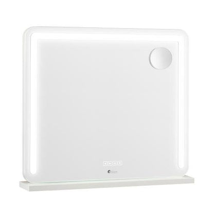 MM-8060LED-4TR-WH Oikiture Bluetooth Hollywood LED Makeup Mirror 80x62cm