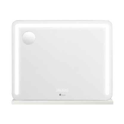 MM-8060LED-4TR-WH Oikiture Bluetooth Hollywood LED Makeup Mirror 80x62cm