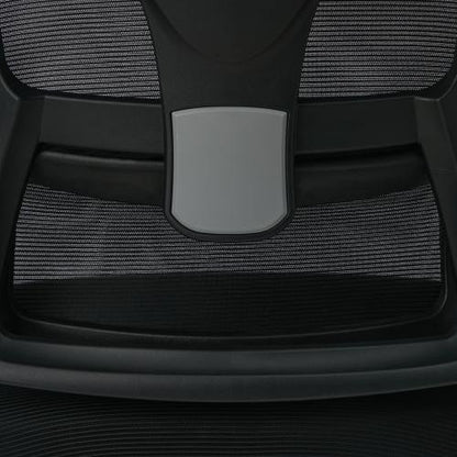 OCH-DBACK-MESH-BK Oikiture Mesh Office Chair D-Shape Back Support Black