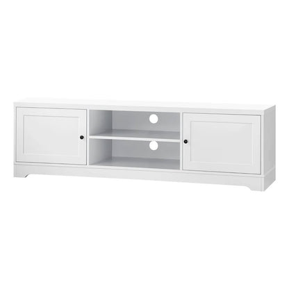 EU-HAMP-160-WH-AB Oikiture TV Cabinet Entertainment Unit Stand Storage Hamptons Furniture 160CM