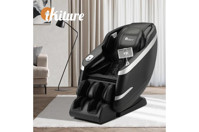 MCH-A2-RORY-BK Oikiture 4D Electric Massage Chair Recliner SL Track Full Body Massager Heated