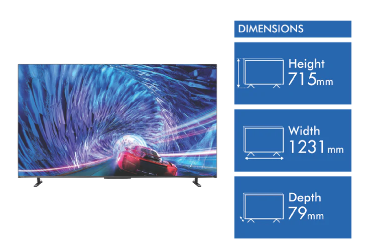 HIS-55Z670MP-750/1200 Toshiba 55”  Mini-LED TV