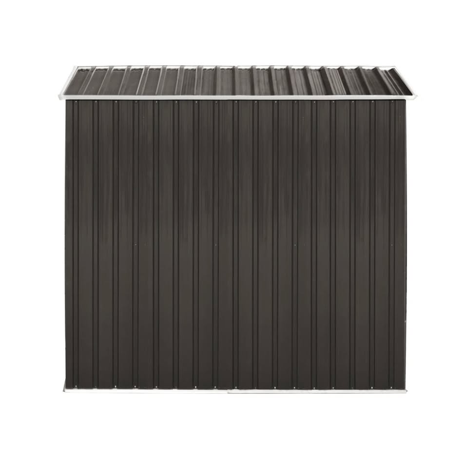 GS-4X6-GY-AB+BASE Livsip Garden Shed Outdoor Storage Sheds 1.94x1.21M Workshop Cabin Metal Base