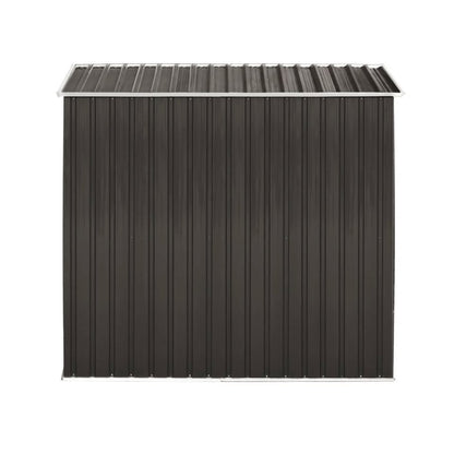 GS-4X6-GY-AB+BASE Livsip Garden Shed Outdoor Storage Sheds 1.94x1.21M Workshop Cabin Metal Base