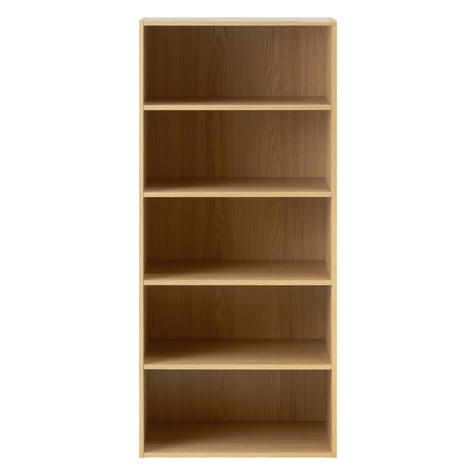WA-MEXI-113-5S-WD Natural Cassandra 5 Shelf Wardrobe