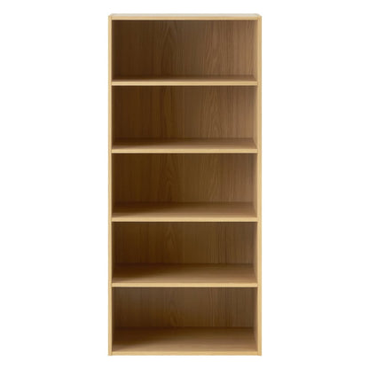 WA-MEXI-113-5S-WD Natural Cassandra 5 Shelf Wardrobe