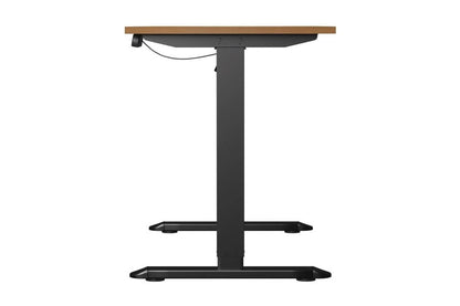 SD-LEG-140M-BK Oikiture 140cm Electric Standing Desk Adjustable Office Table Black