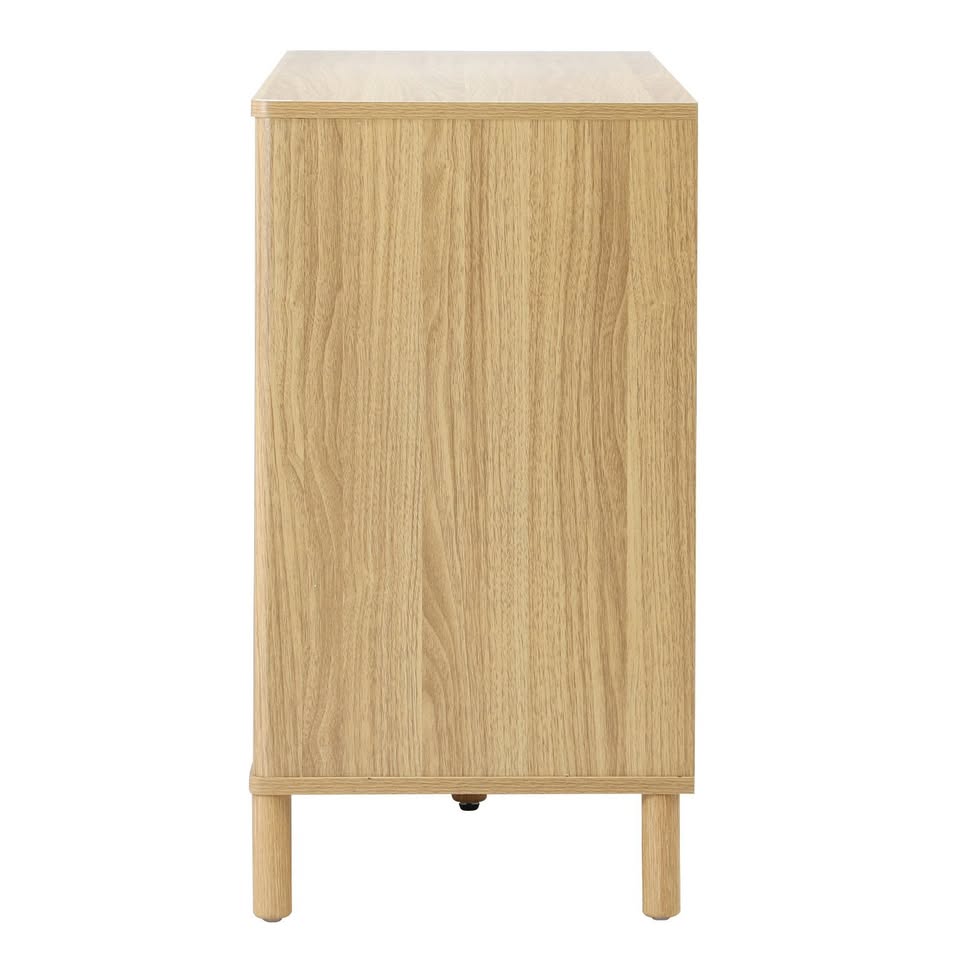 COD-YAMA-6D-WD-AB Elida Rattan 6 Drawer Chest Wood Color | Indoor Furniture