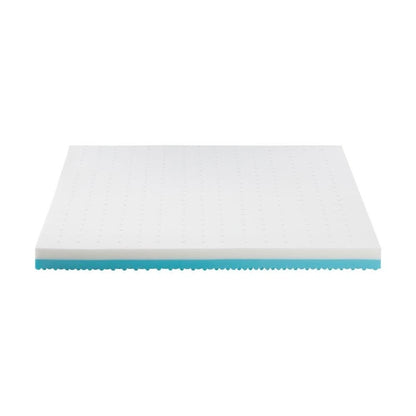 MT-MF-B1-10GL-D-BLWH Memory Brand New Foam Mattress Topper Reversible Cool Gel 10cm Double