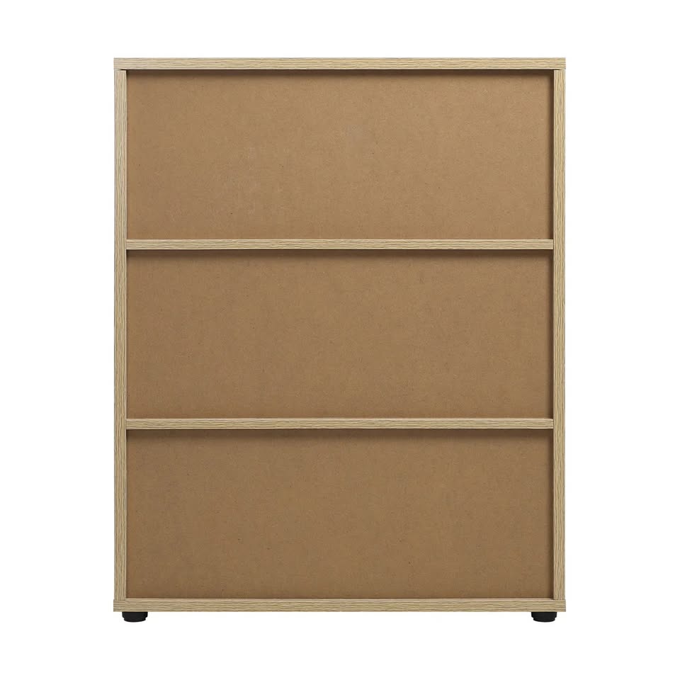 ST-CAB-NEW-C8-WD Oikiture Storage Cabinet Bathroom Cabinet Freestanding Cupboard Organiser Wooden