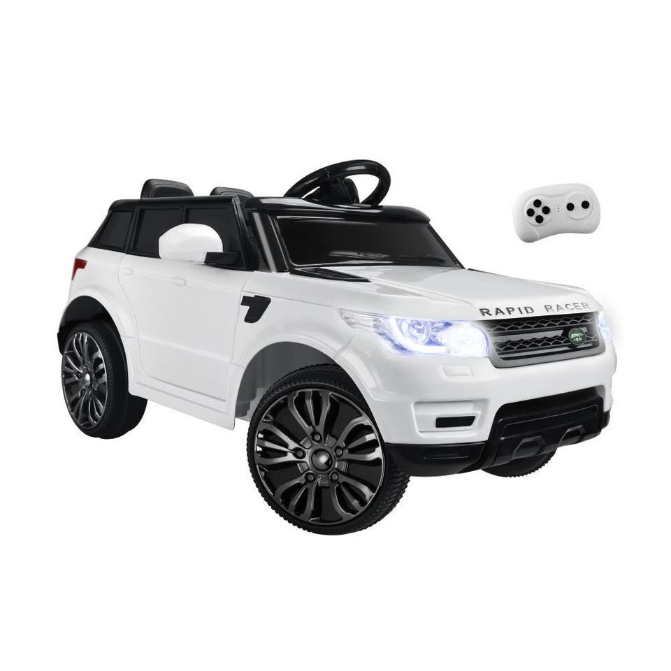 ROC-RNGRV-WH Mazam Ride On Car Electric Vehicle Toy Remote Cars Kids Gift MP3 LED light 12V