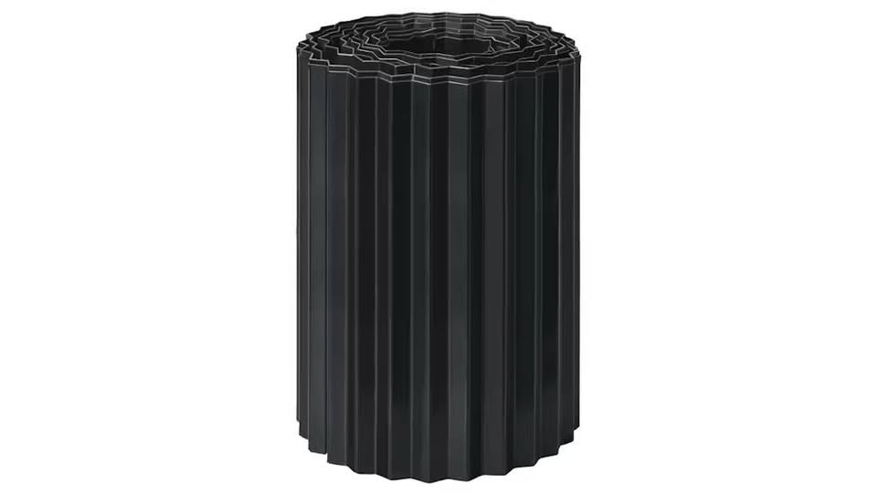 GB-EDGE-200030-BK Livsip Garden Edging 20mx30cm Landscape Lawn Edge Border DIY Fence Steel Black