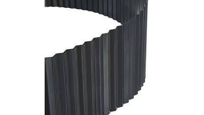 GB-EDGE-200030-BK Livsip Garden Edging 20mx30cm Landscape Lawn Edge Border DIY Fence Steel Black