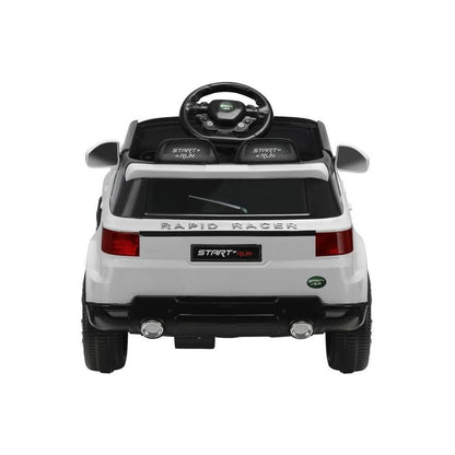 ROC-RNGRV-WH Mazam Ride On Car Electric Vehicle Toy Remote Cars Kids Gift MP3 LED light 12V
