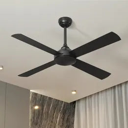 CF-A1-NL-BK Vevare 52'' Ceiling Fan AC Remote Control Timer 4 Blades Black