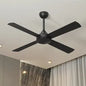 CF-A1-NL-BK Vevare 52'' Ceiling Fan AC Remote Control Timer 4 Blades Black